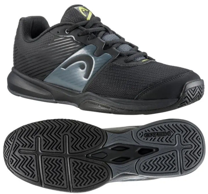 HEAD Revolt Court Mens Tennis Shoes - Black Grey