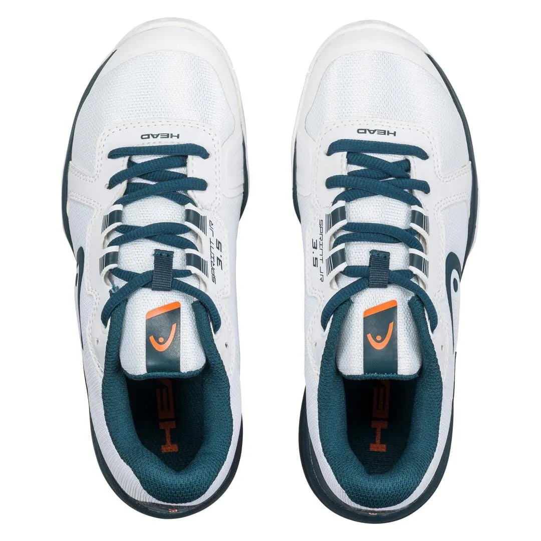 HEAD Sprint 3.5 Junior Tennis Shoes - White / Orange
