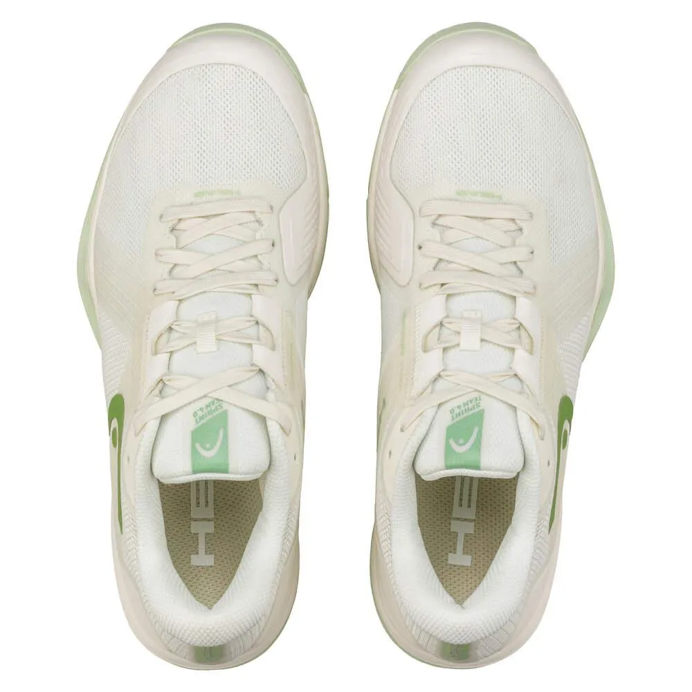 HEAD Sprint Team 4.0 Womens Tennis Shoes - Chalk White / Lime Green CWLN