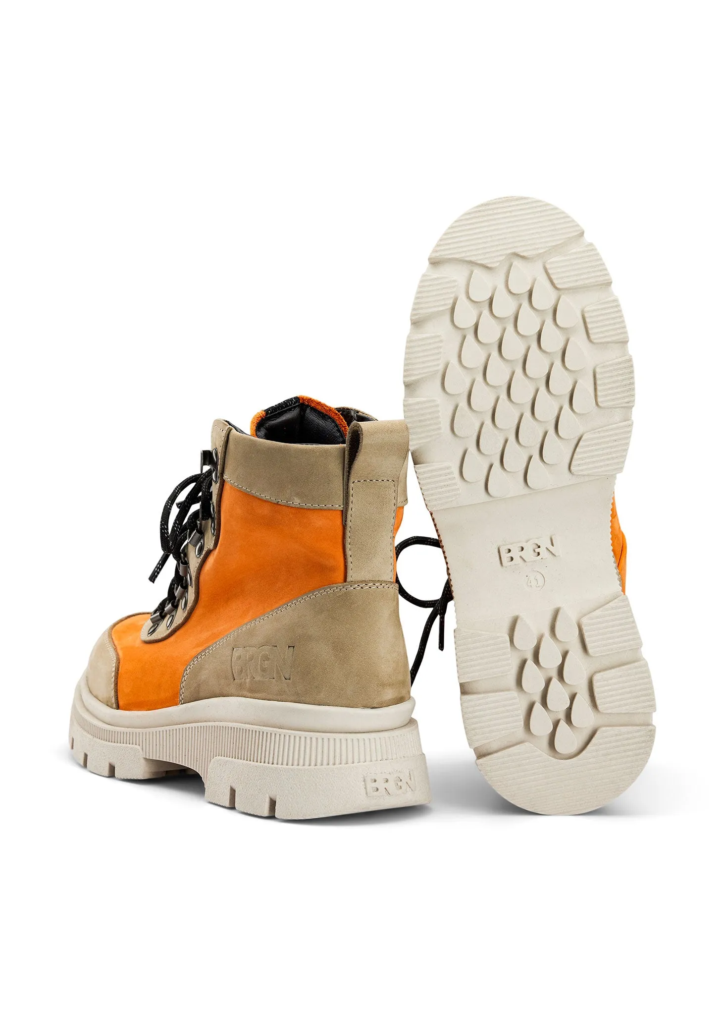 Hiking Boots - Sand - 275 Sunset Orange
