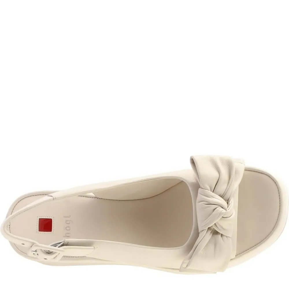 Hogl Platform Sandal Lucia 10 2520-CREAM