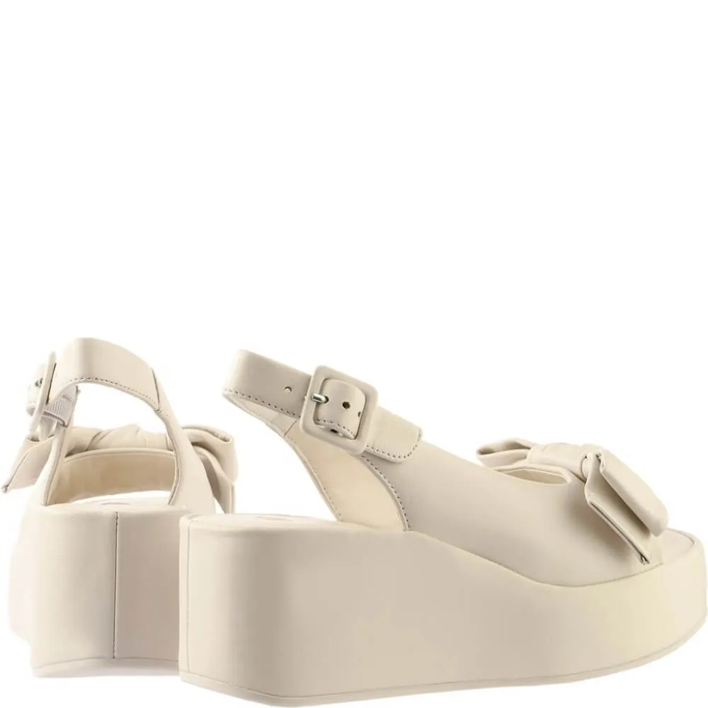 Hogl Platform Sandal Lucia 10 2520-CREAM