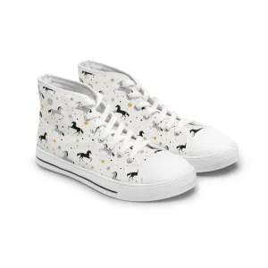Horses Women's High Top Sneakers