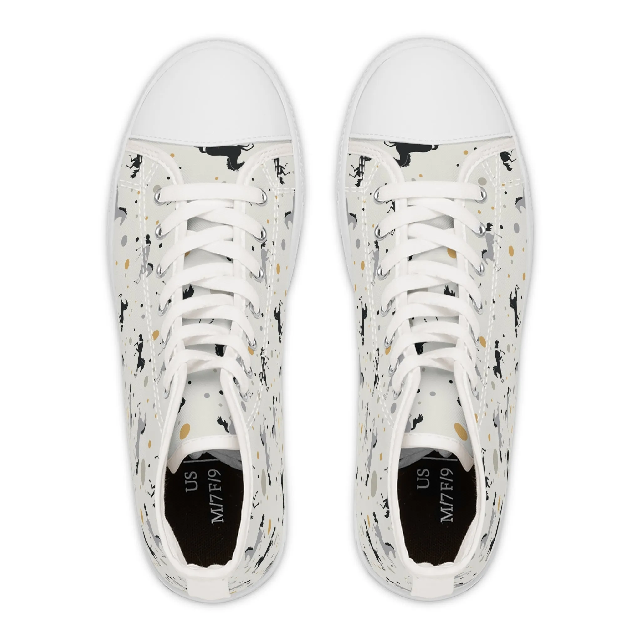 Horses Women's High Top Sneakers