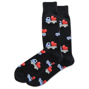 HOTSOX Men's Valentine Truck Crew Socks