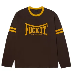 Huf - Exeter L/S Football Shirt Espresso