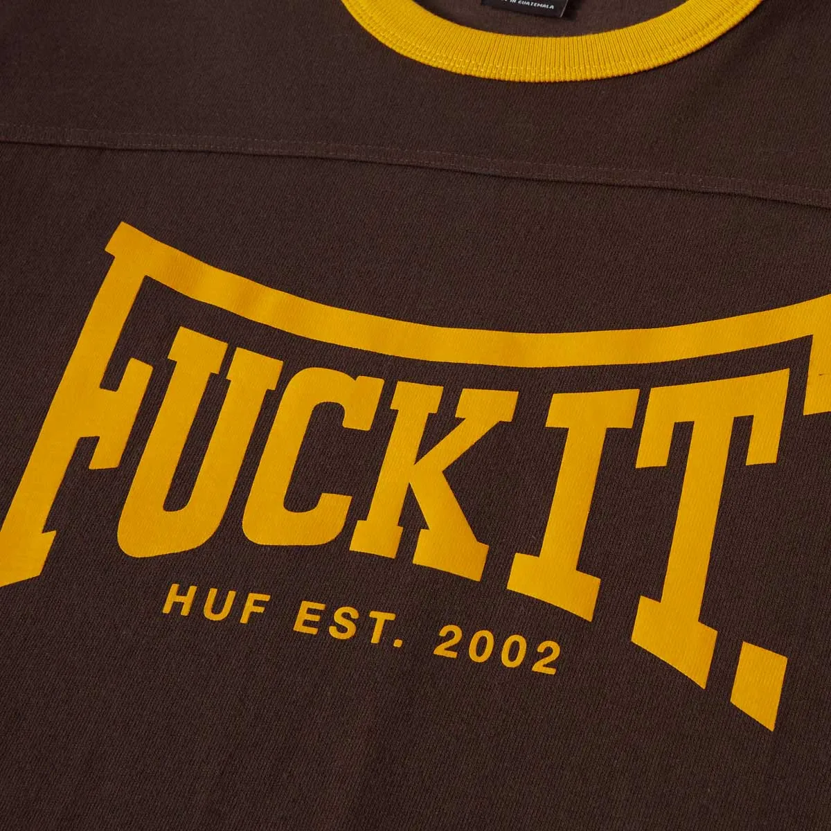 Huf - Exeter L/S Football Shirt Espresso