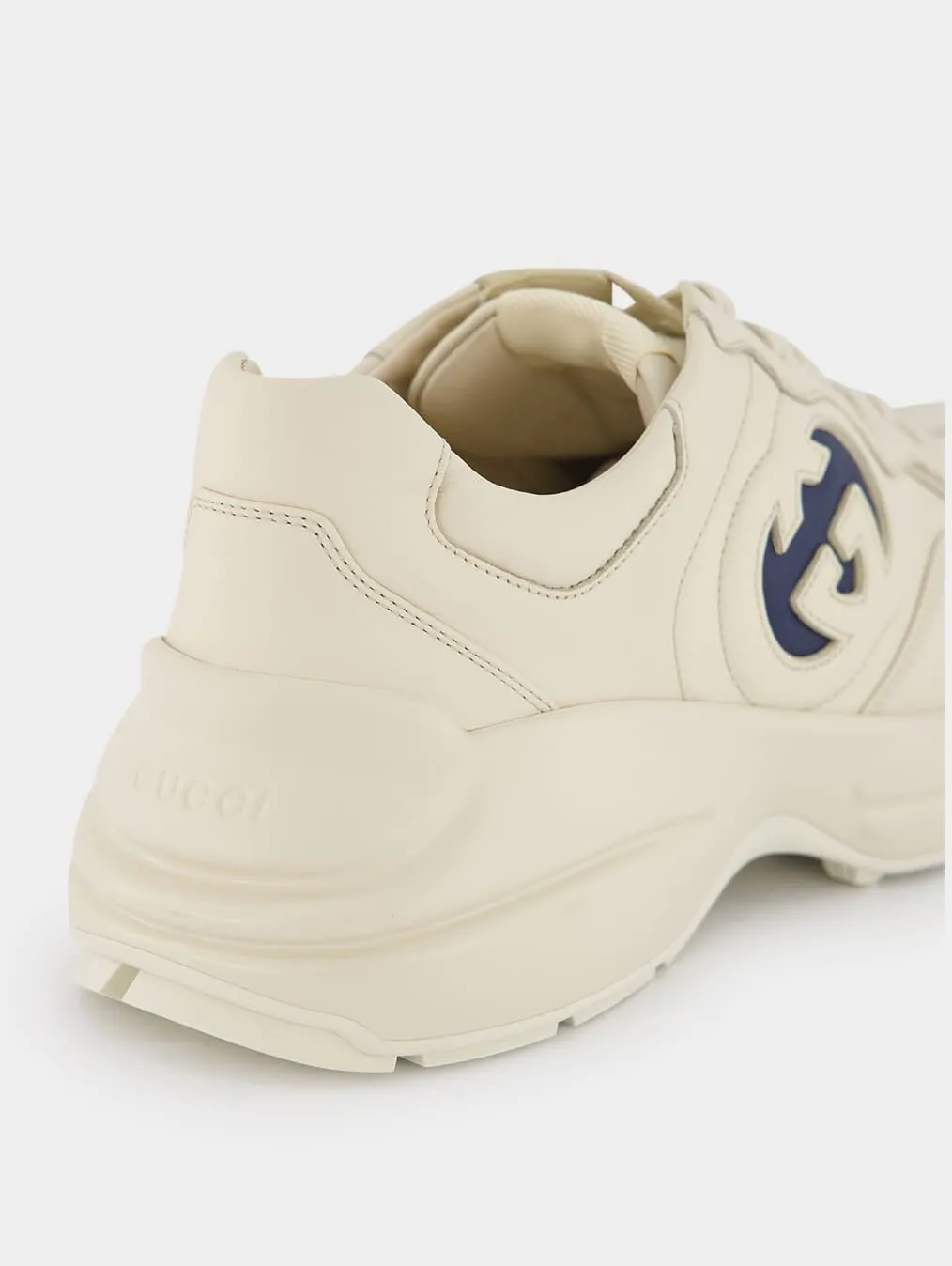Interlocking G Rhyton Leather Sneakers