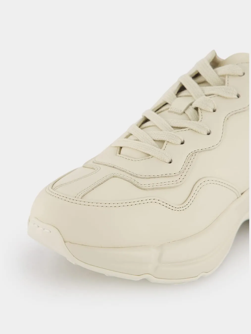 Interlocking G Rhyton Leather Sneakers