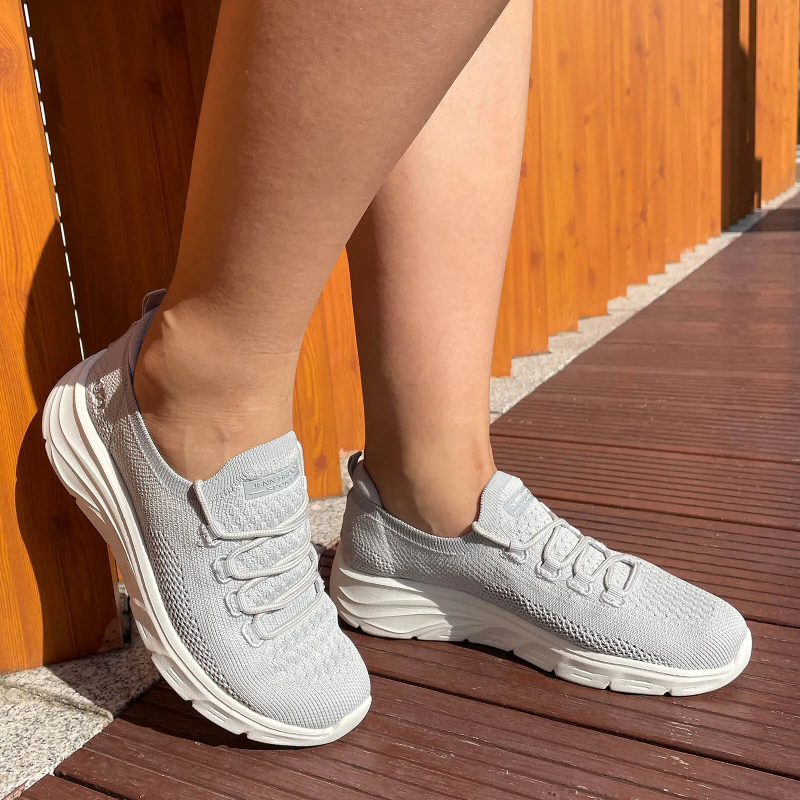 JENN ARDOR Women Breathable Lightweight  Walking Sneakers