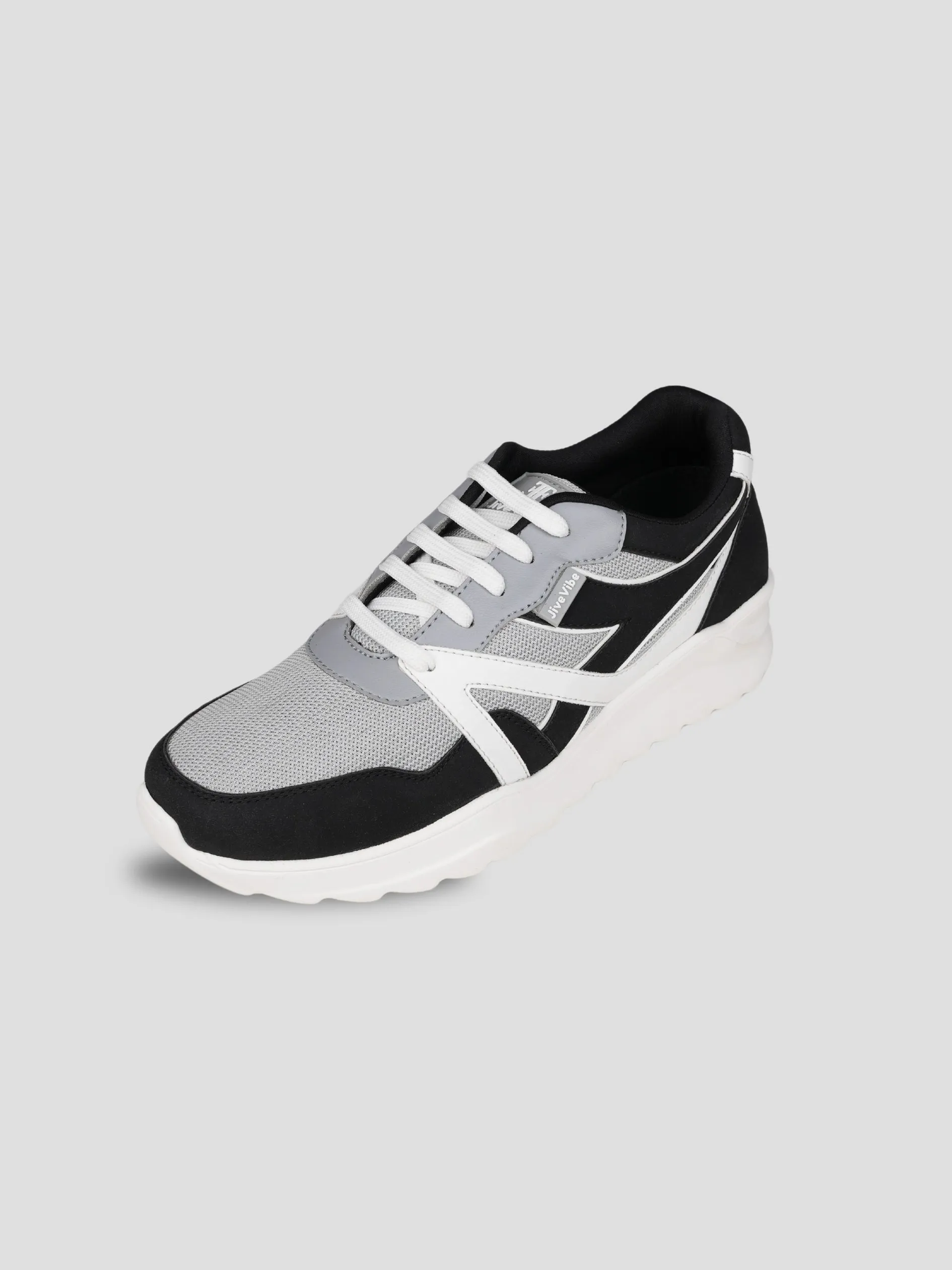 JiveVibe Men’s Synthetic Sneakers - Trendy & Comfortable