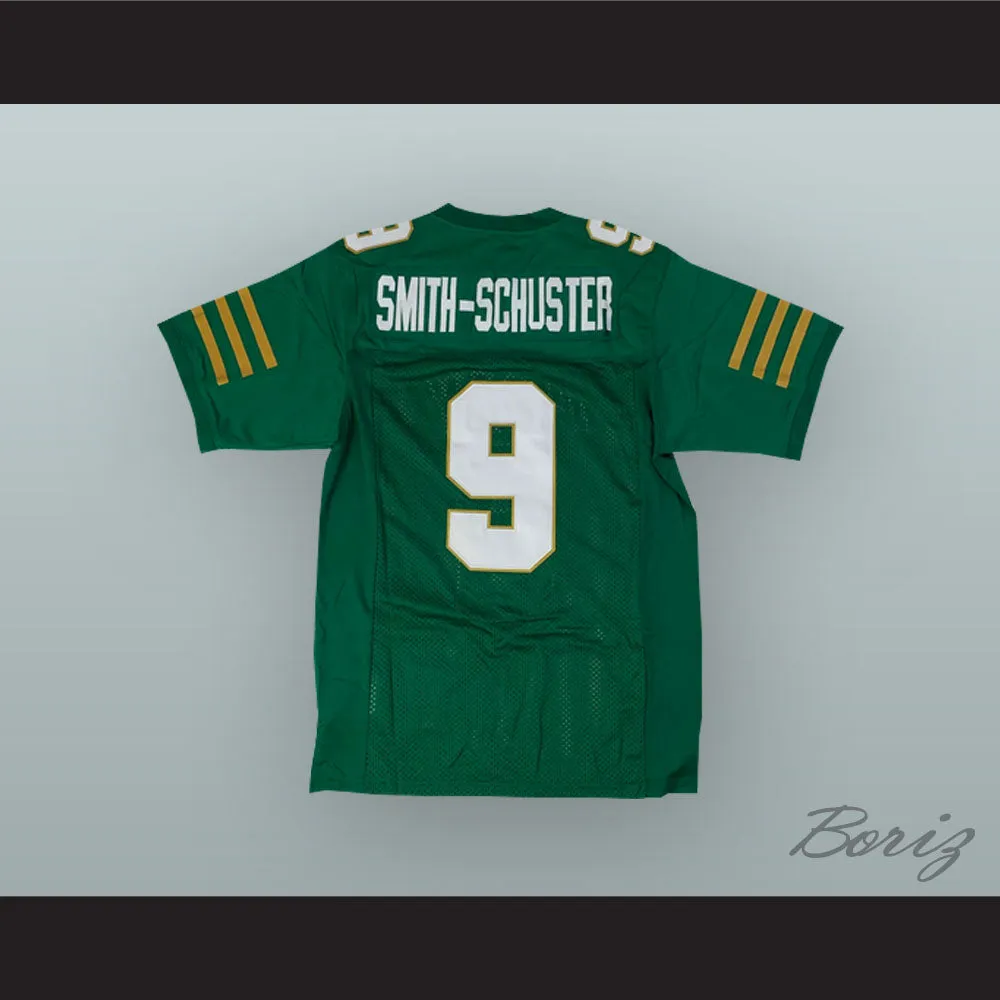 JuJu Smith-Schuster 9 Long Beach Polytechnic High School Jackrabbits Green Football Jersey