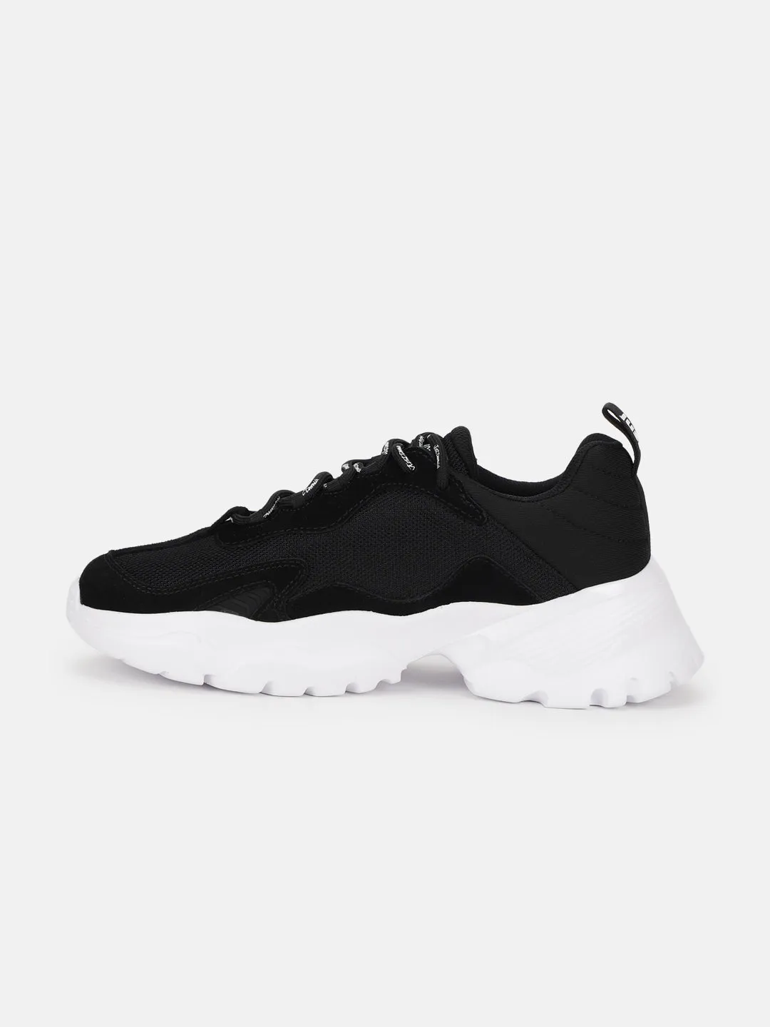 Just Cavalli Men Black Solid Lace-up Sneakers