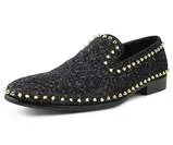 KEATS I SPIKE LOAFER BY BOLANO I BLACK