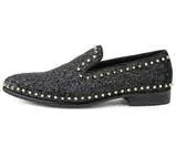 KEATS I SPIKE LOAFER BY BOLANO I BLACK
