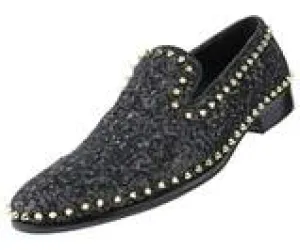 KEATS I SPIKE LOAFER BY BOLANO I BLACK