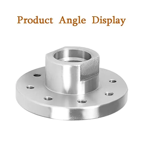 kimllier 3-Inch Steel Lathe Faceplate Wood Lathe Face Plate Fit for 1-Inch x 8TPI Spindle without Screwchuck