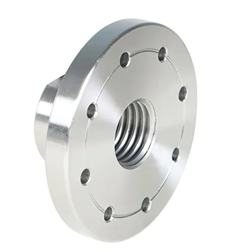 kimllier 3-Inch Steel Lathe Faceplate Wood Lathe Face Plate Fit for 1-Inch x 8TPI Spindle without Screwchuck