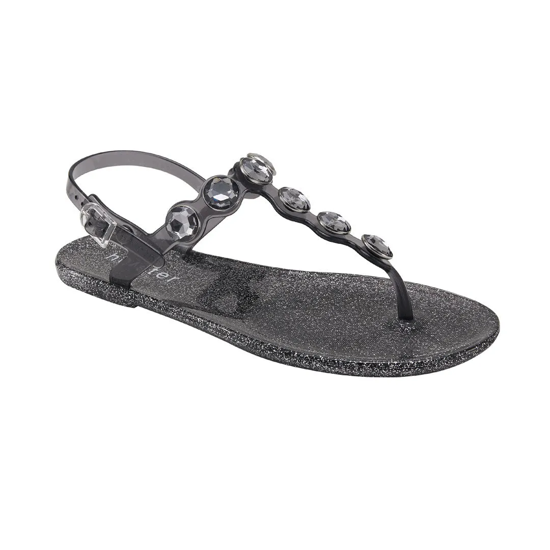 Kira - Clear Graphite Glitter