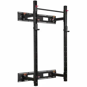 Klappbares Wand-Squat-Rack mit Klimmzugstange