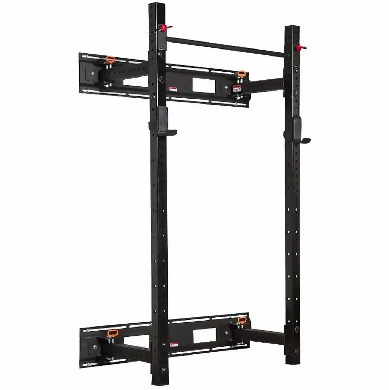 Klappbares Wand-Squat-Rack mit Klimmzugstange