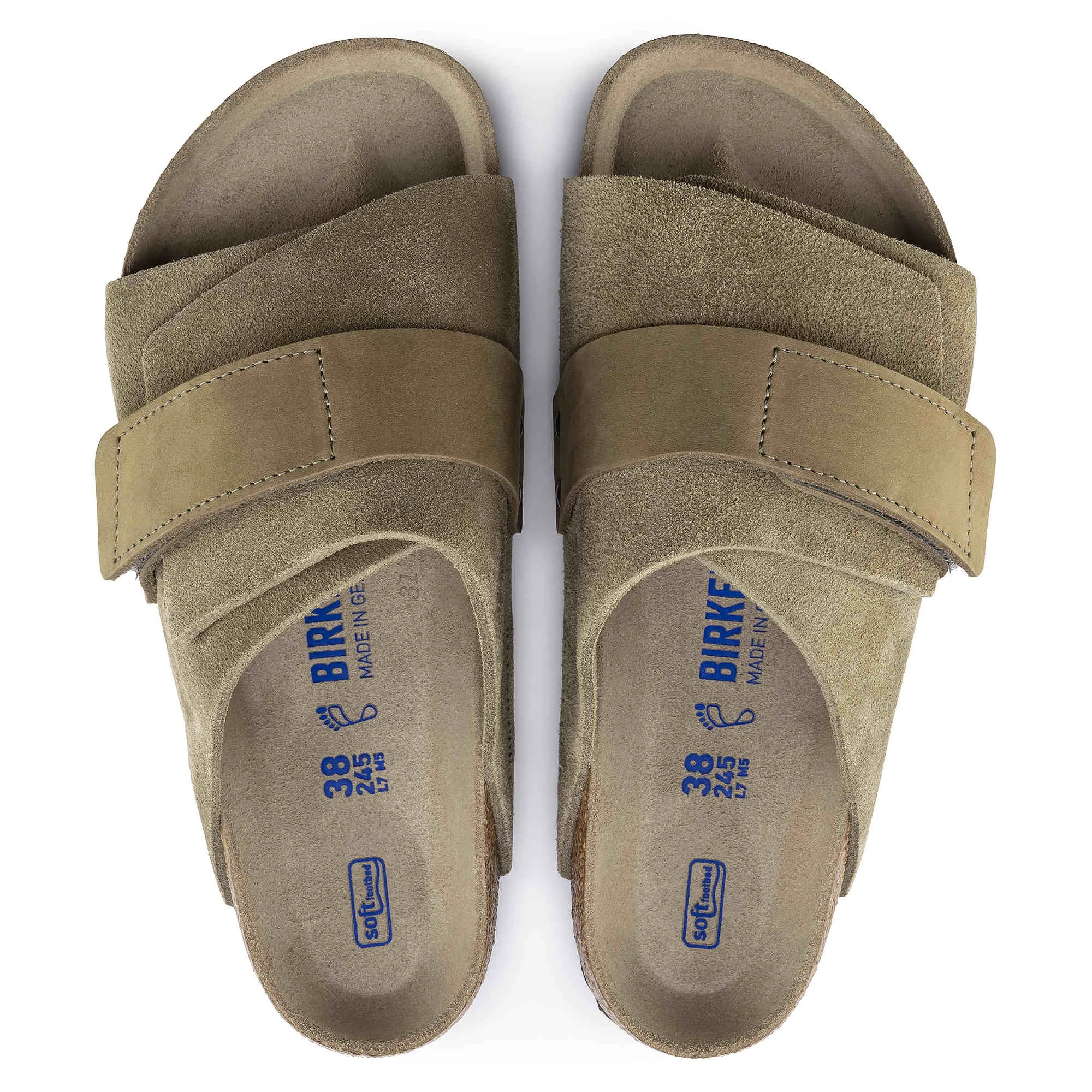 Kyoto Soft Footbed Nubuck/Suede Leather