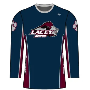LACEY LIONS Football Sublimated Womens Long Sleeve Jersey