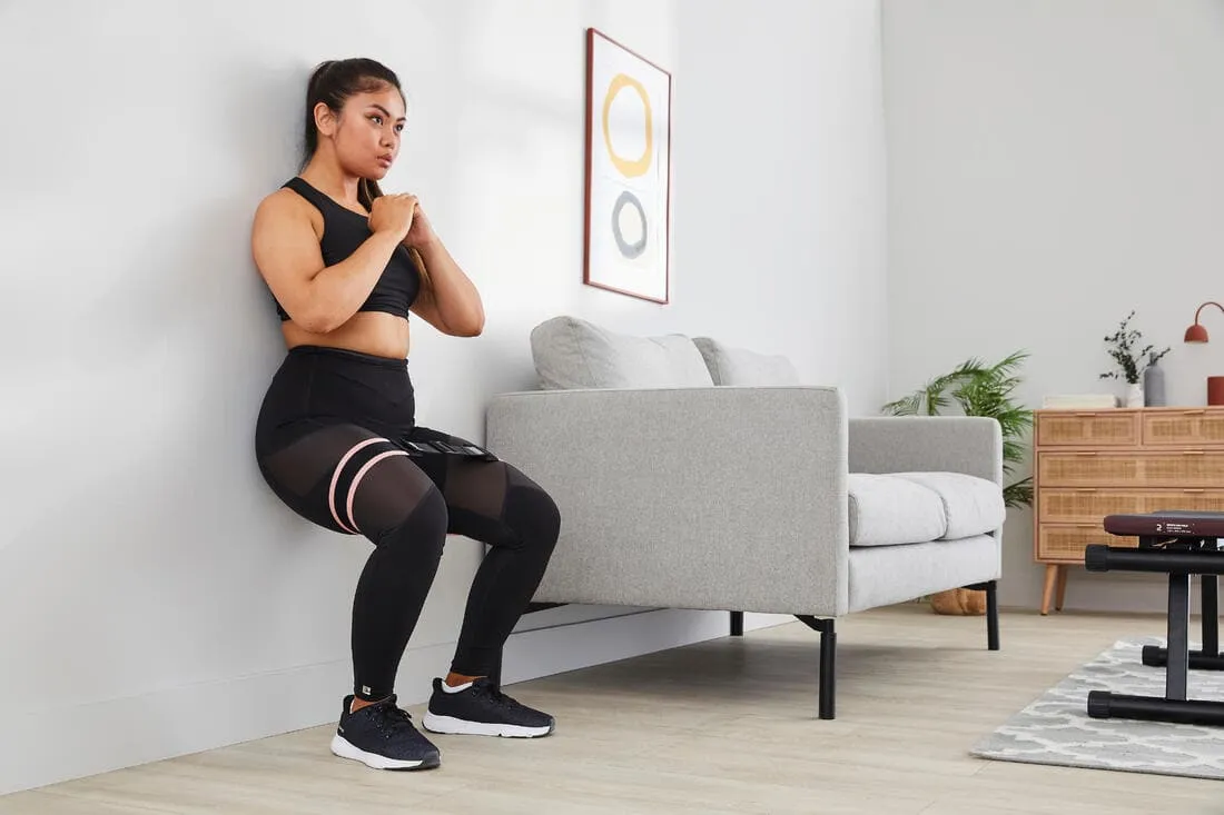 ÉLASTIQUE FESSIER GLUTE BAND MUSCULATION REGLABLE 14KG