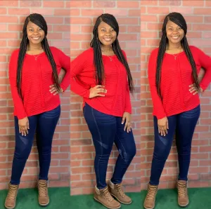 Lauryn Sweater (Red)