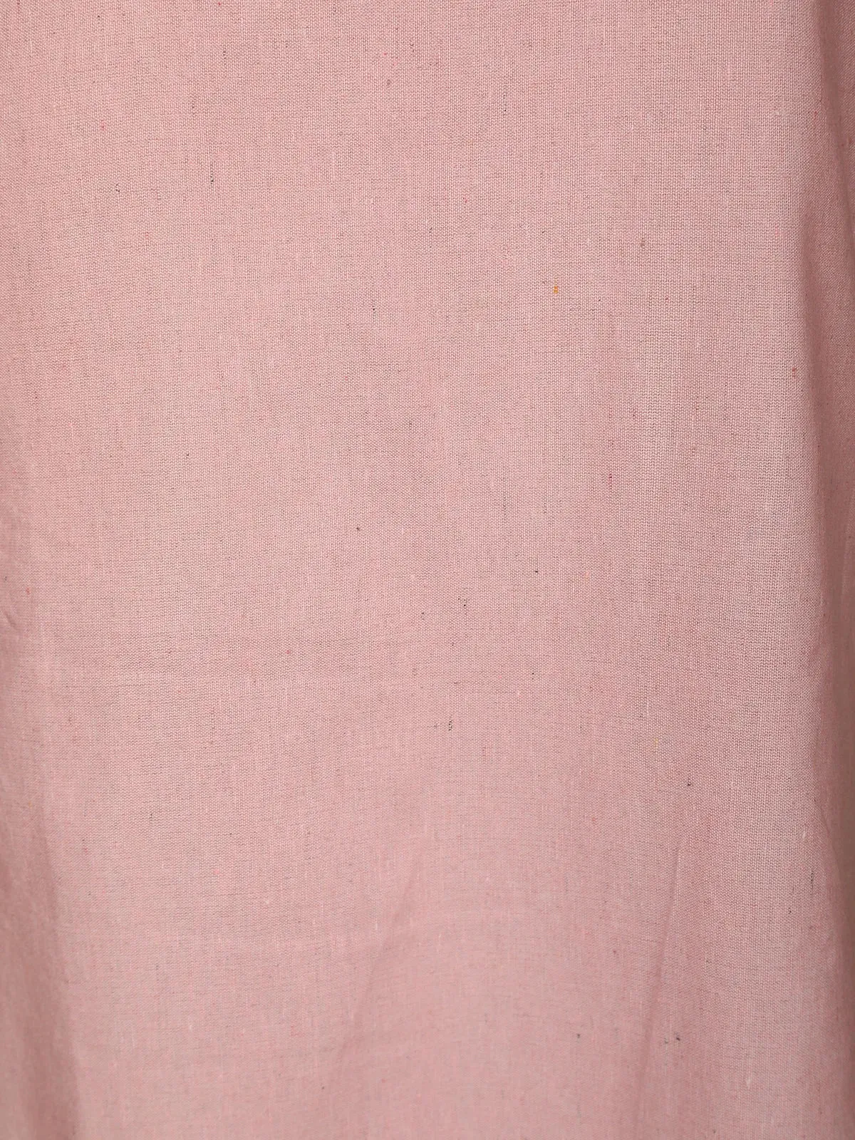 Light Pink Floral Designed Cotton Kurti