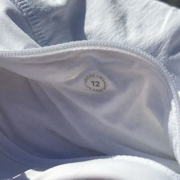 Lululemon Pace Rival Skirt Regular 4 way Stretch 13&quot;White size 12 NWT tennis 🎾