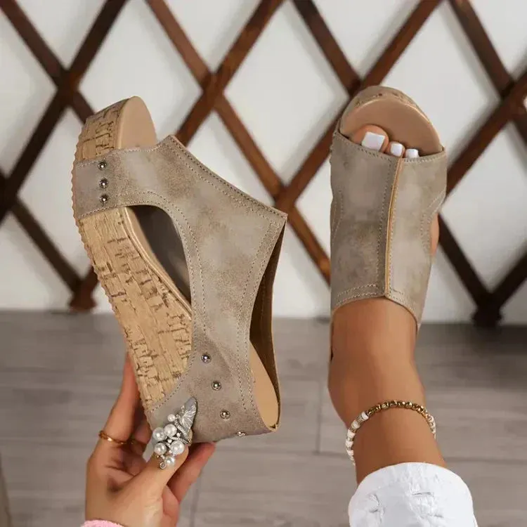 Luna™ | Stylish Orthopaedic Wedge Sandals