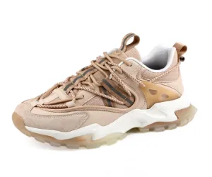 Mazino Shoes Logic Men’s Chunky Beige Sneakers