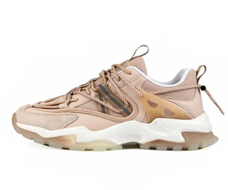 Mazino Shoes Logic Men’s Chunky Beige Sneakers