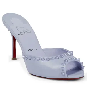 Me Dolly Spike Leather Sandals in Skylight