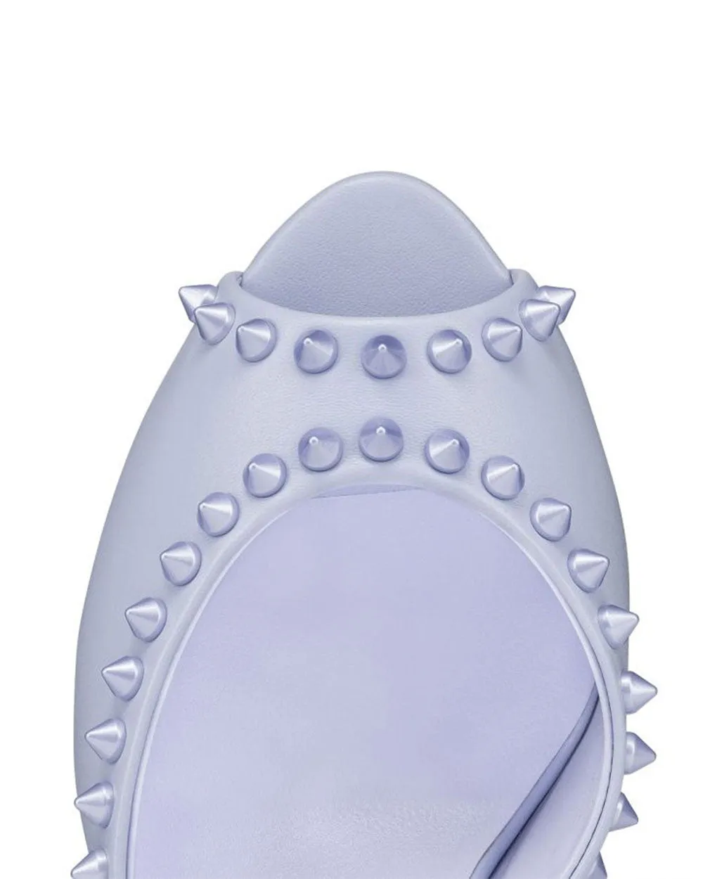 Me Dolly Spike Leather Sandals in Skylight