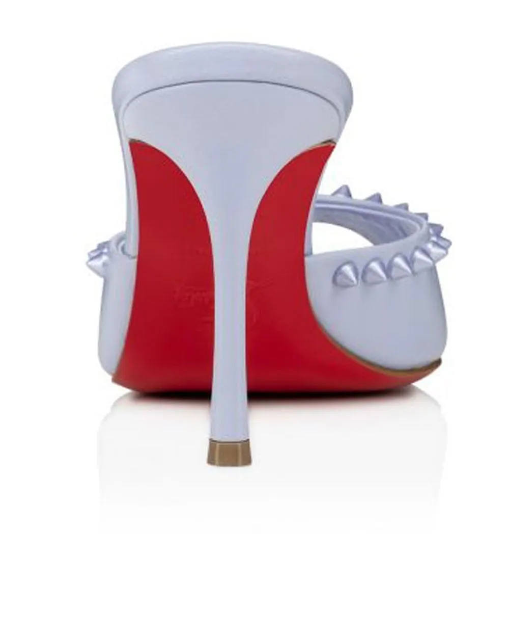 Me Dolly Spike Leather Sandals in Skylight