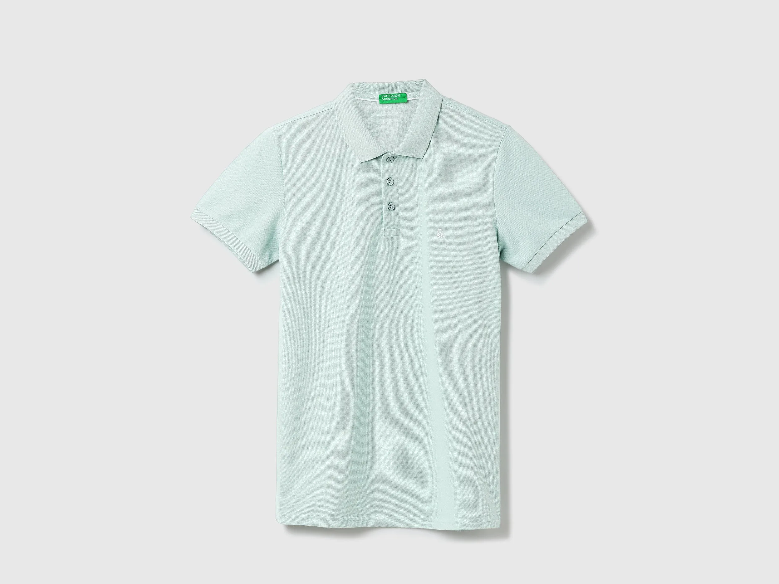 Men Textured Polo Collar T-shirt