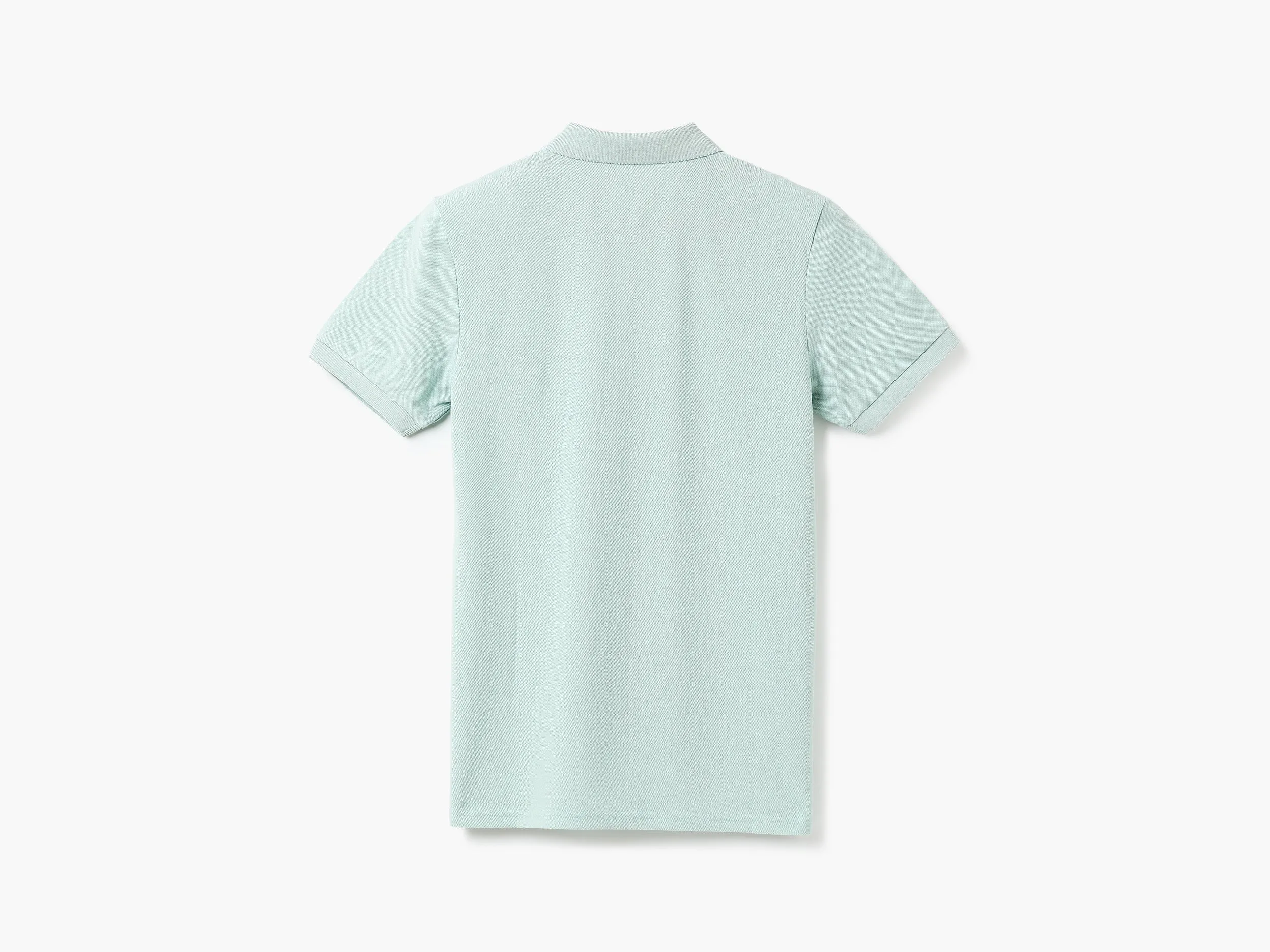 Men Textured Polo Collar T-shirt