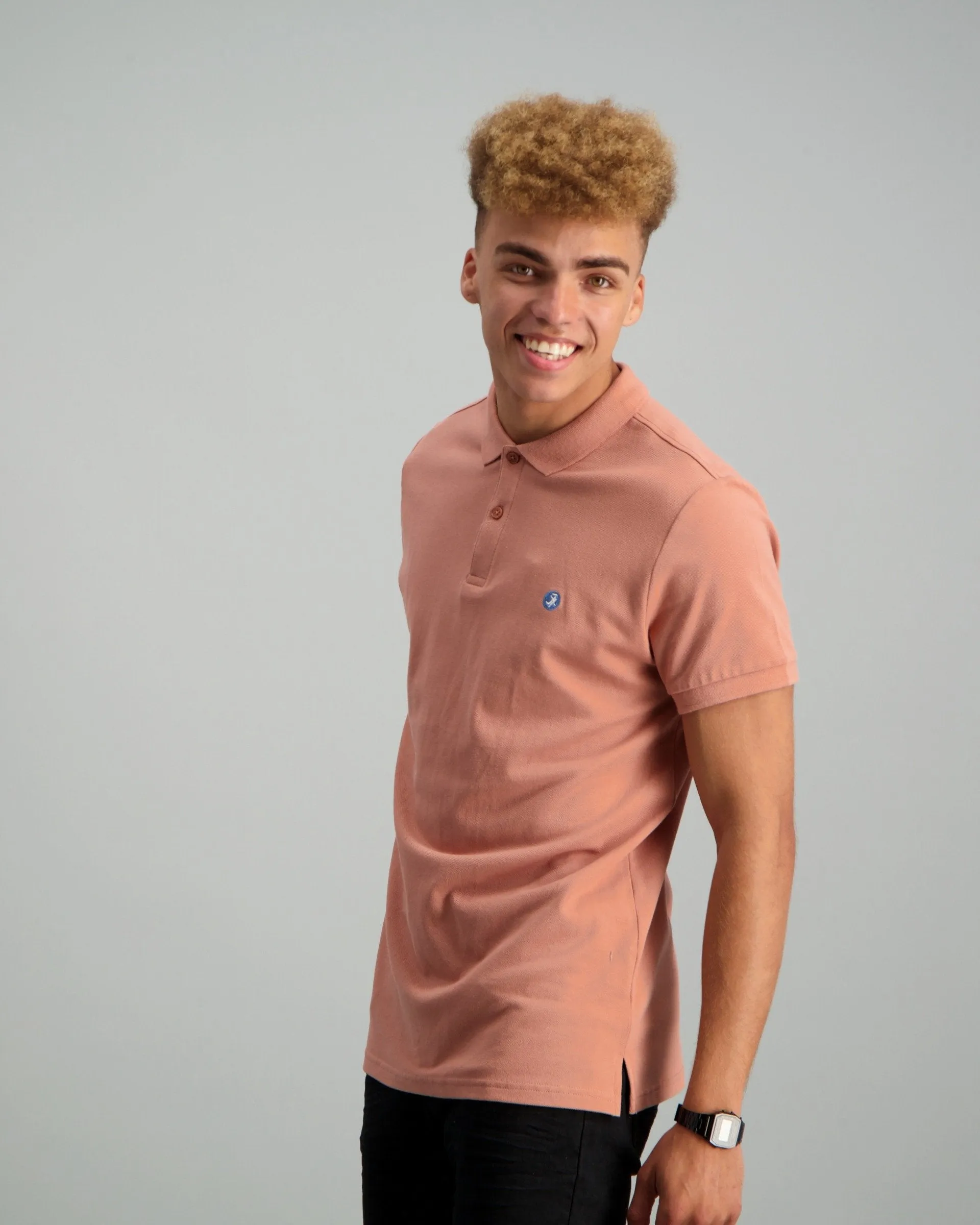 Men's Basic Golfer - Dusty Pink