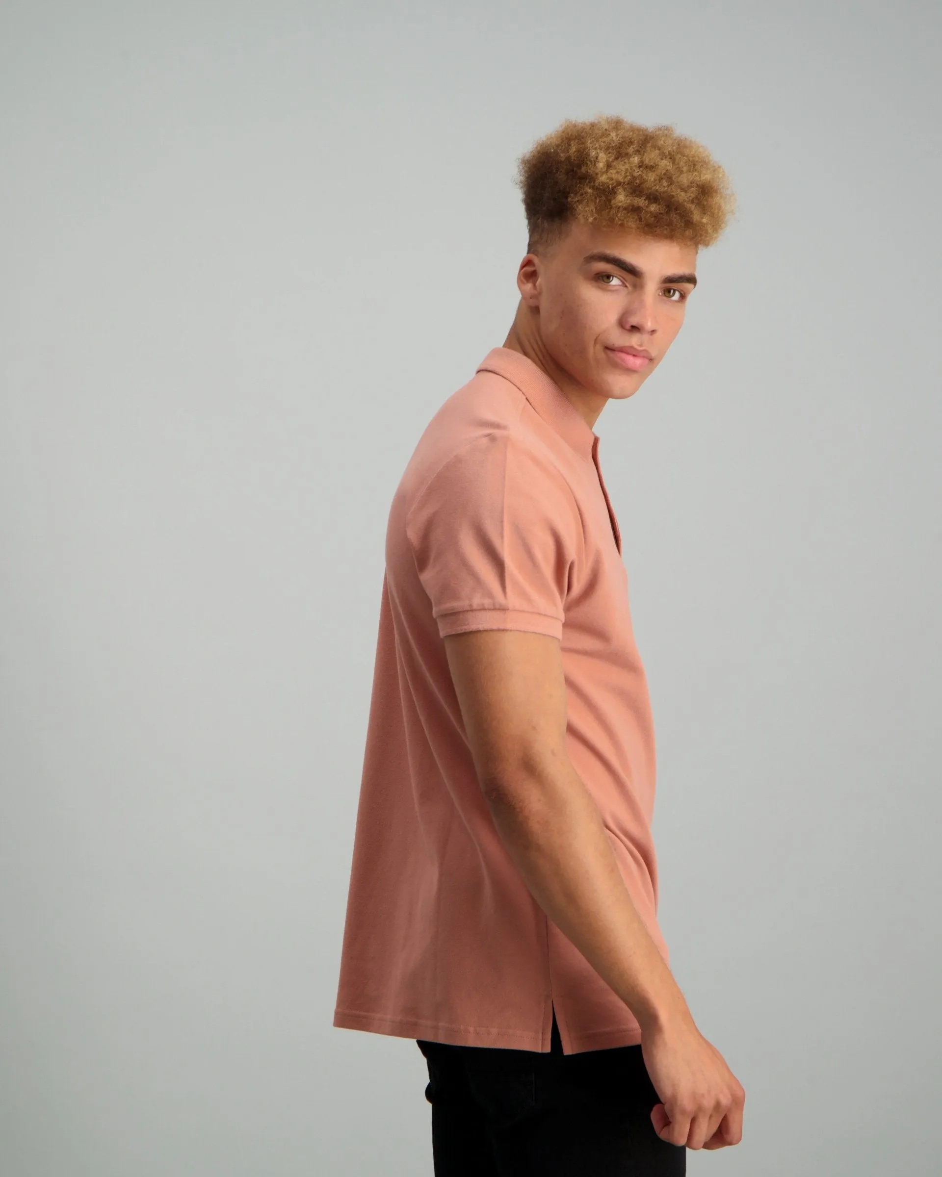 Men's Basic Golfer - Dusty Pink