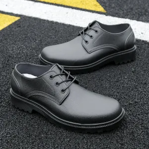 Men's Low-top Water Shoes Outdoor Waterproof Anti-slip Car Wash Kitchen Chef Work Rain Boots Rubber Shoes