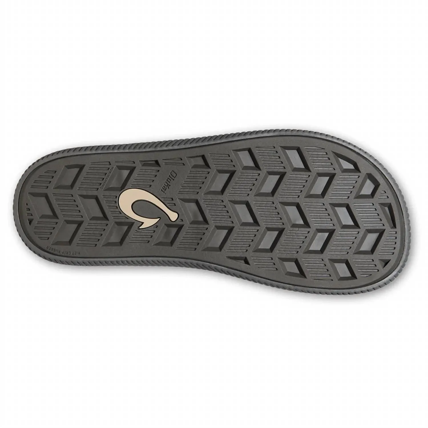 Men's Ulele Flip Flop Sandals In Dark Shadow/black