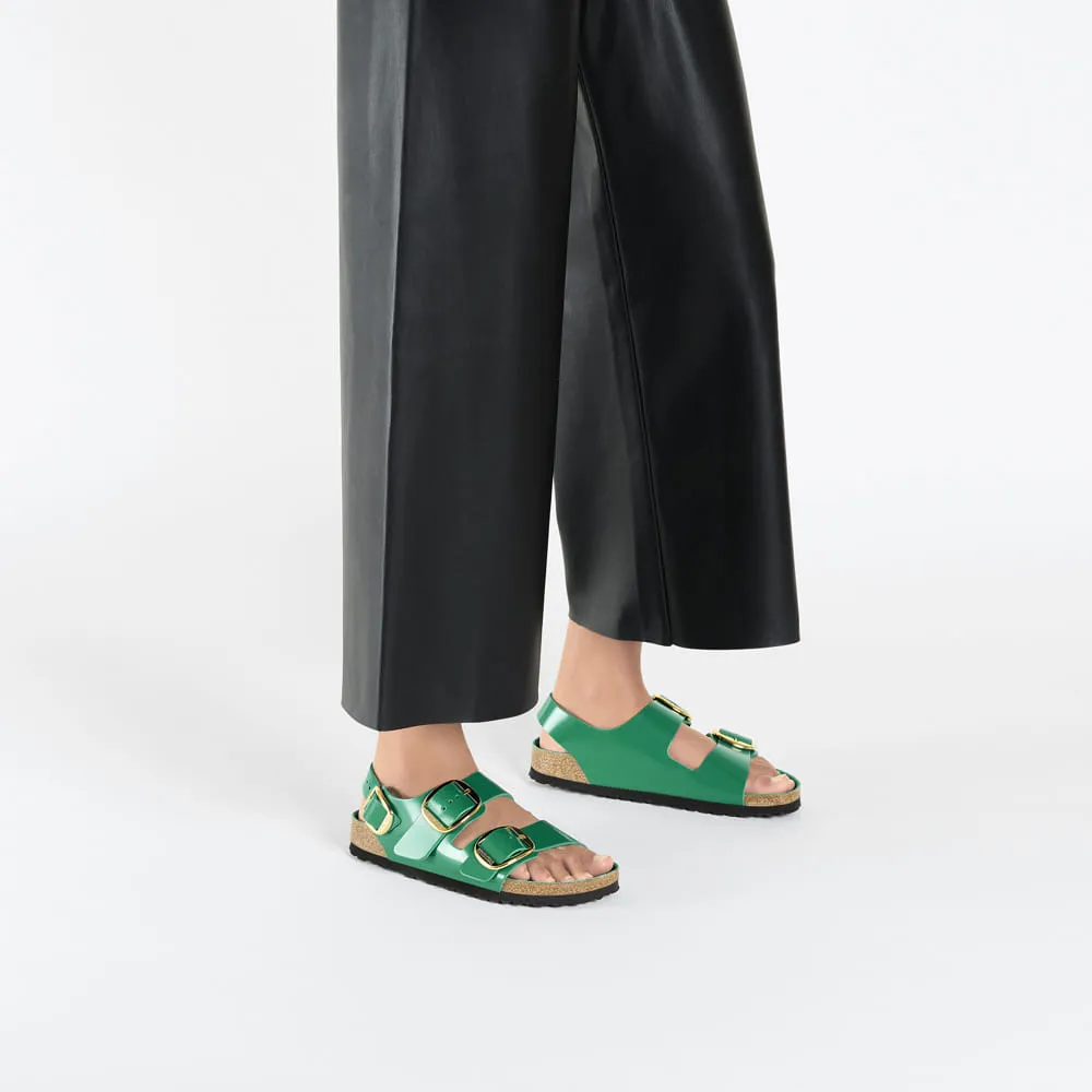 Milano Big Buckle Natural Leather Patent