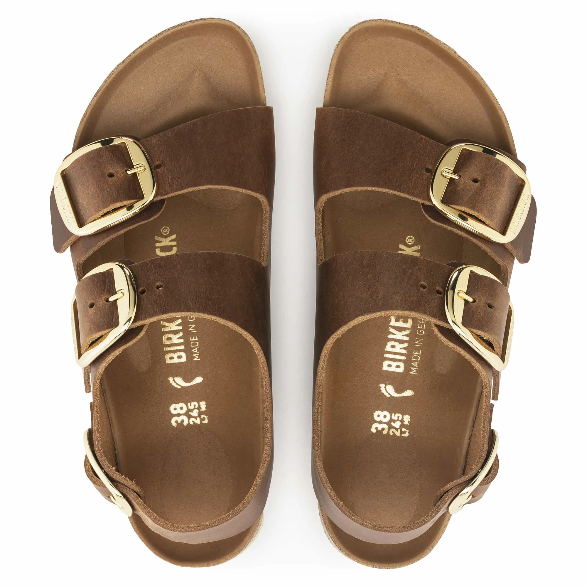 Milano Big Buckle Oiled Leather
