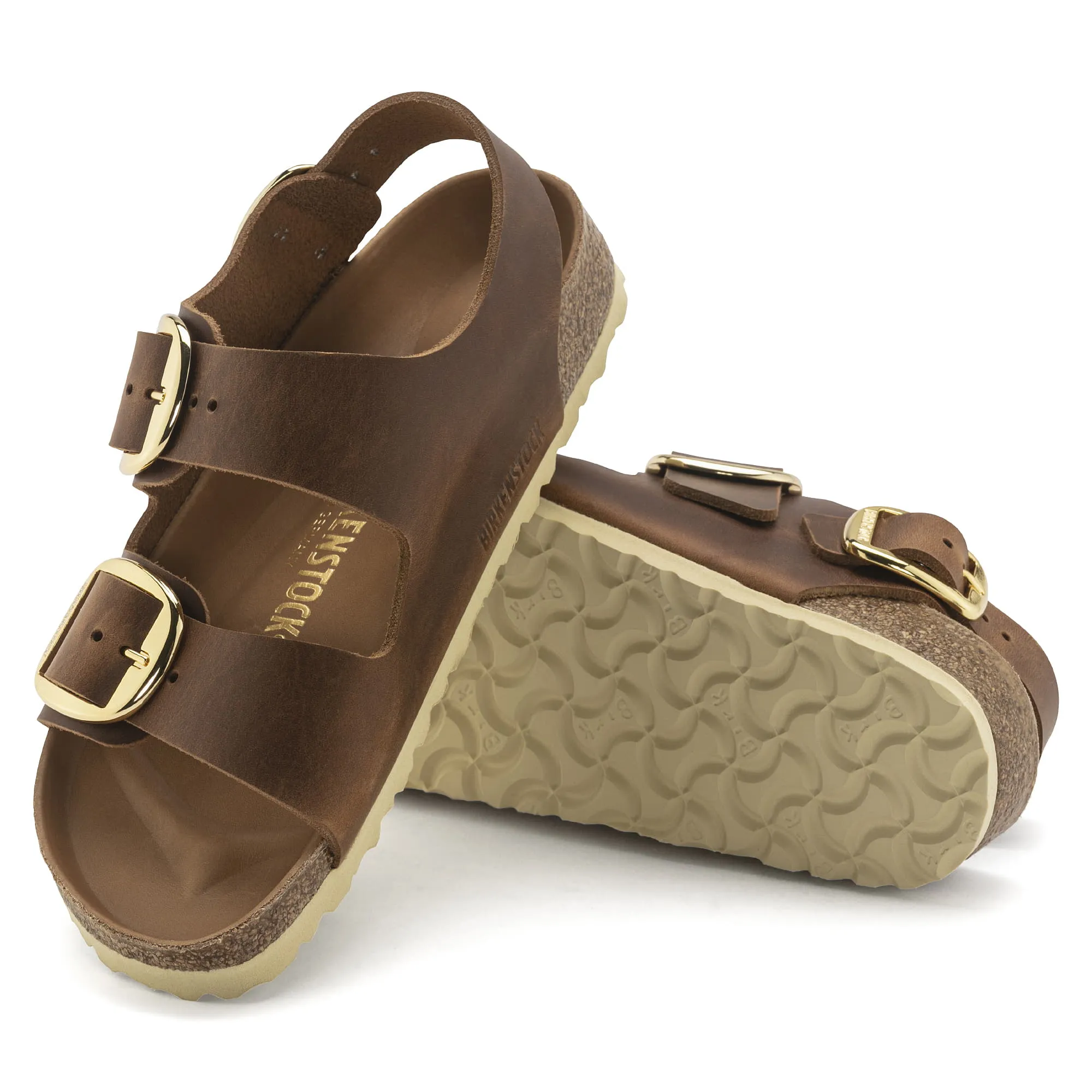 Milano Big Buckle Oiled Leather