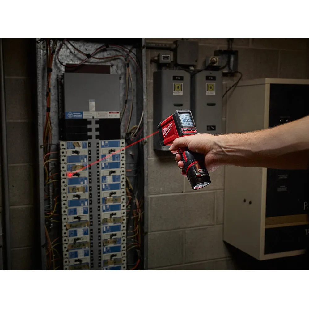 Milwaukee 2278-20 M12 12:1 Infrared Temp-Gun (tool only)