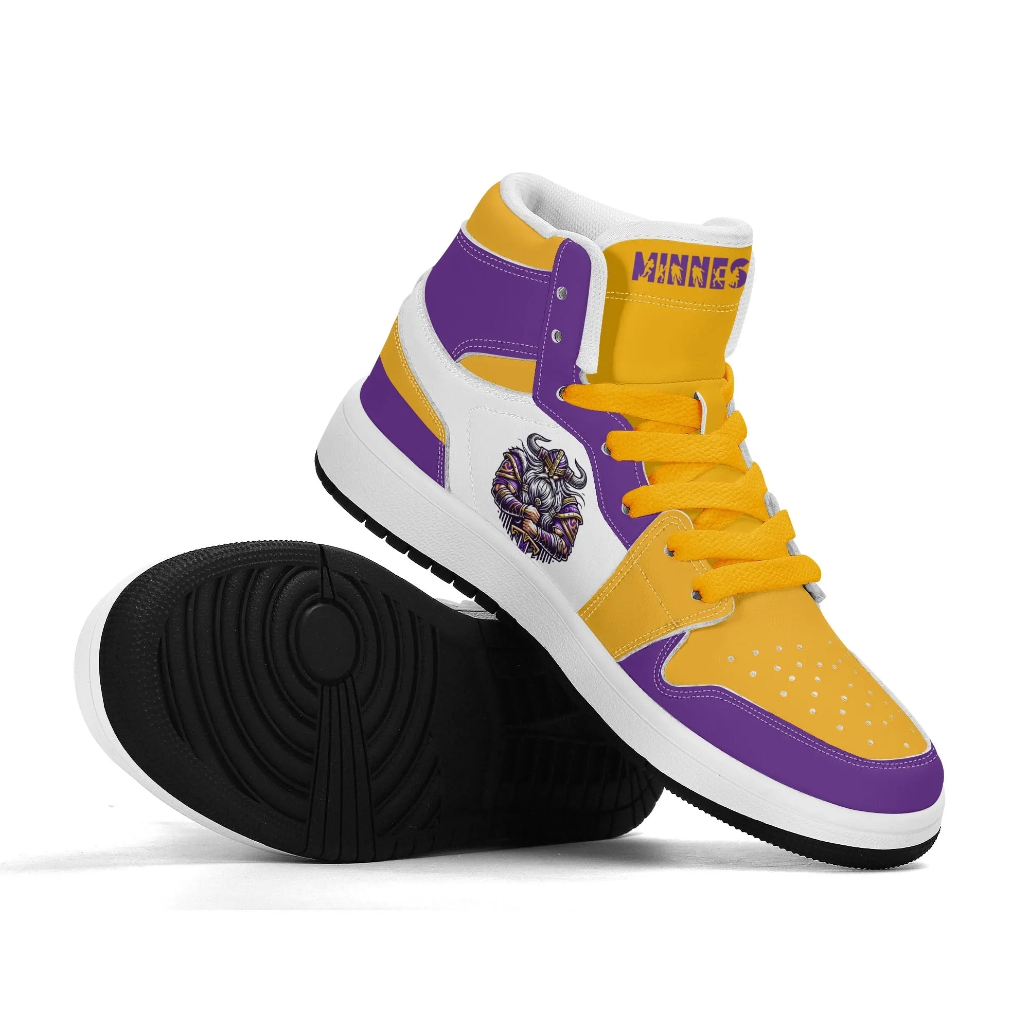 Minnesota Football Team Themed Shoes For Kids