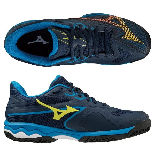 Mizuno Tennis Shoes Wave Exceed Tour Light LIGHT 2 Wide OC MIZUNO Clay Sand Artificial Grass Court 61GB2318 Wide Men's Unisex Women's Junior