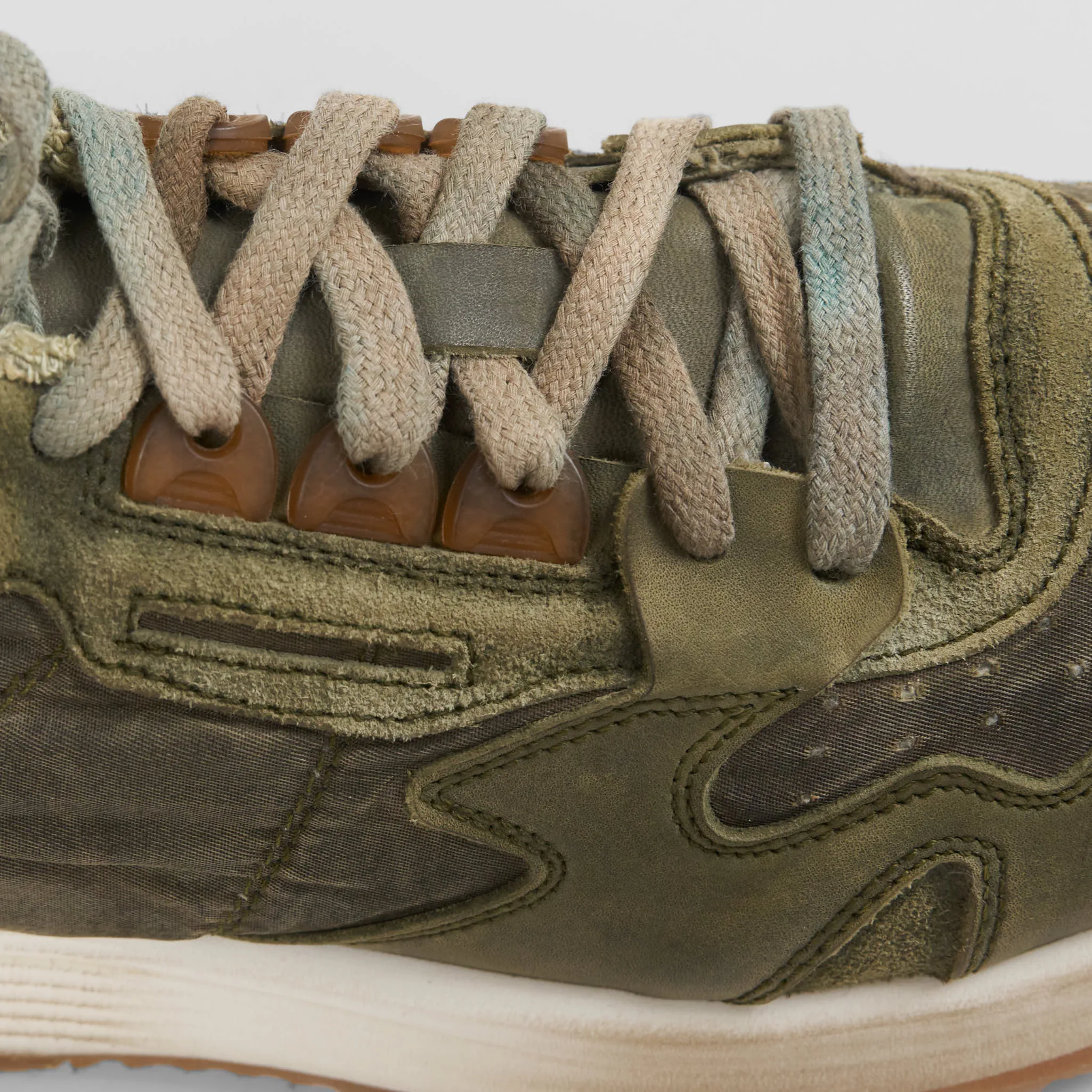 Moma Allaciata Comfort Sneaker Waxed Cotton/ Leather